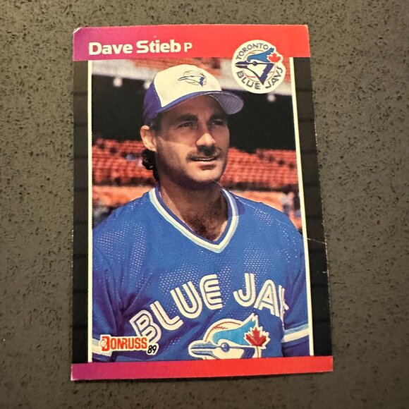Dave Stieb Pitcher Toronto Blue Jays Baseball Card - Don Russ 89 - Picture 1 of 3